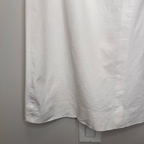 J Crew White A line Skirt Size 10 Neutral Minimalist - Picture 12 of 13